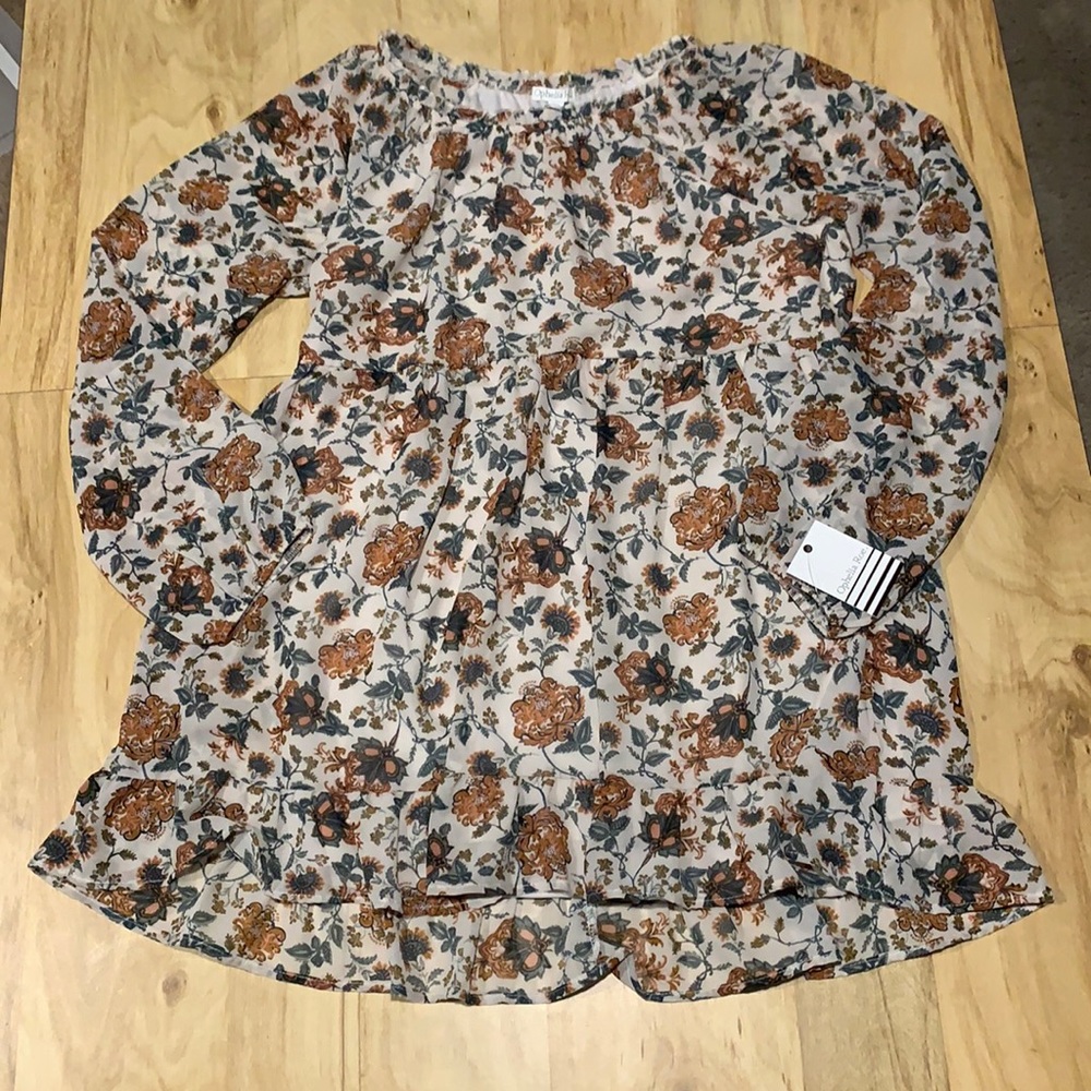 Long Sleeve Floral Dress
